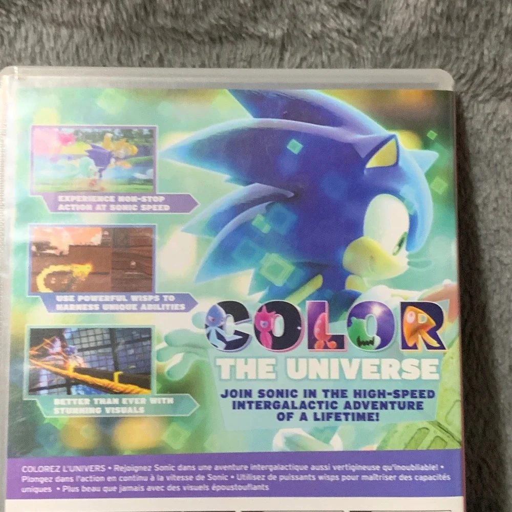 Sonic Colors Ultimate Nintendo Switch SEGA Video Game HAC P AXQ6A USA Physical